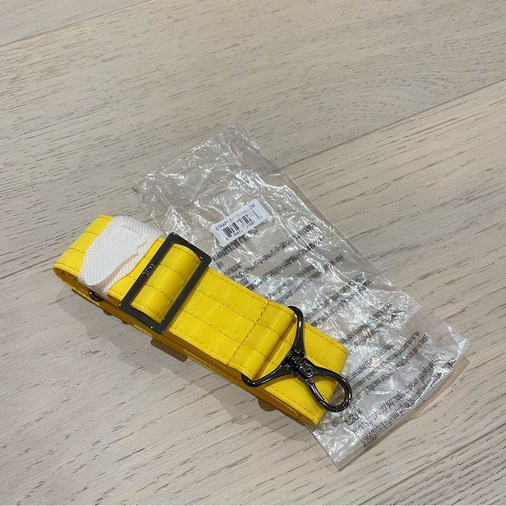 LUG | 1.5” Adjustable Classic Bag Strap | Neon Yellow